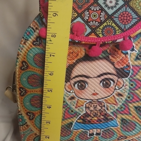Frida Kahlo Mini Backpack Purse - Picture 6 of 7